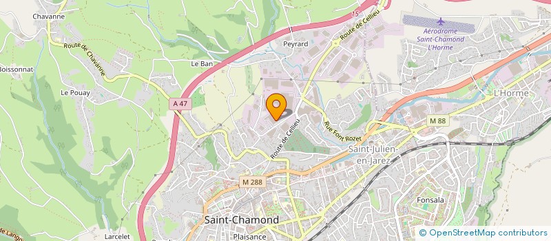 localisation de l'entreprise SCIERIE VRAY  SAINT-ETIENNE