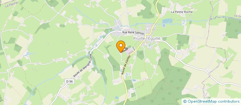 localisation de l'entreprise SCIERIES DE LA BRETECHE  PRUILLE-L'EGUILLE