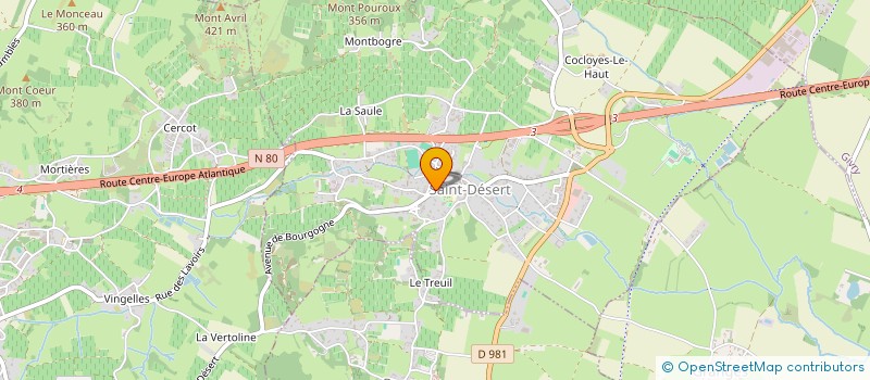 localisation de l'entreprise SCIERIES MOBILES DE BOURGOGNE  SAINT-DESERT