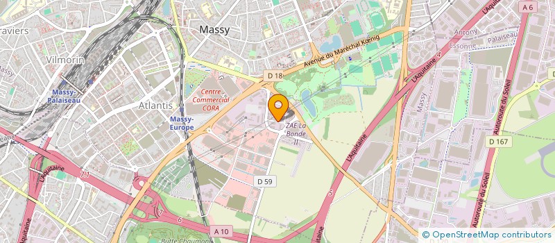 localisation de l'entreprise SCIES DE PRECISION à MASSY