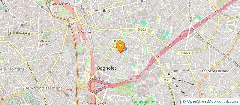localisation de l'entreprise SCIES ROSSIGNOL à BAGNOLET