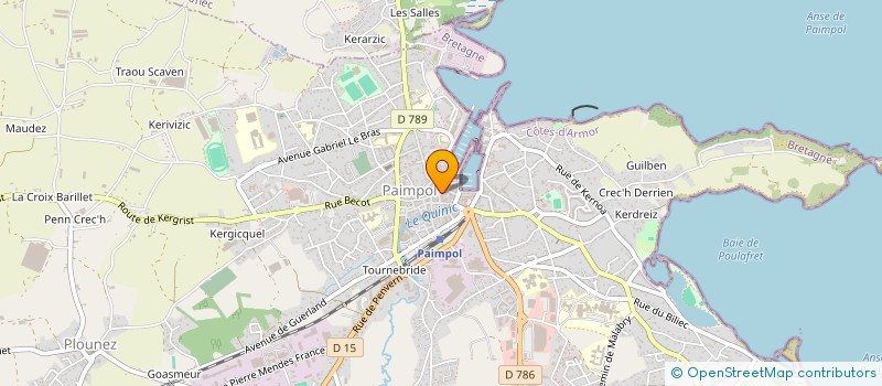 localisation de l'entreprise SCIETE MERRER CELINE  PAIMPOL