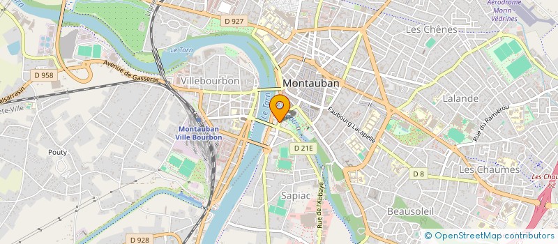 localisation de l'entreprise SCIEUR N  MONTAUBAN