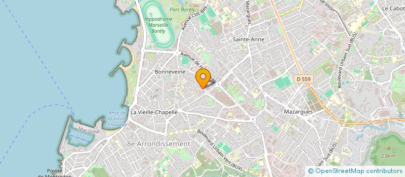 localisation de l'entreprise SCIF COLETTE à MARSEILLE