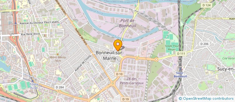localisation de l'entreprise SCIF JADLIX  BONNEUIL-SUR-MARNE