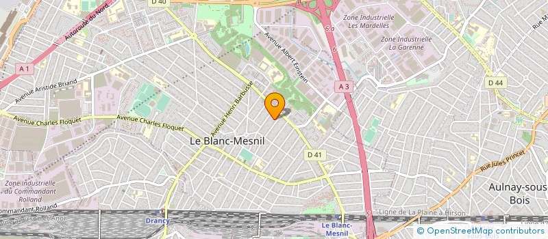 localisation de l'entreprise SCIF PRO BAT à LE BLANC-MESNIL