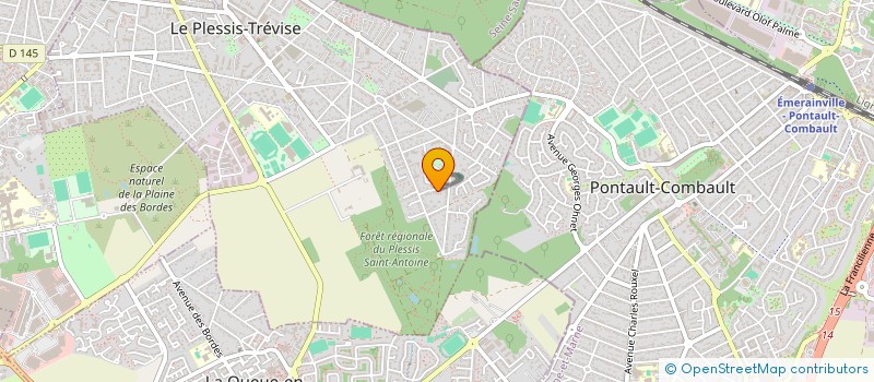 localisation de l'entreprise SCIF TINI4C  LE PLESSIS-TREVISE