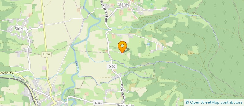 localisation de l'entreprise SCIF VARVENNE  CLARAC