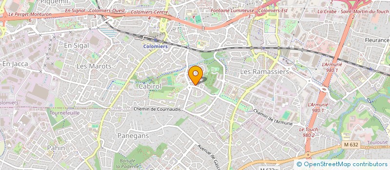 localisation de l'entreprise SCIFACO à COLOMIERS