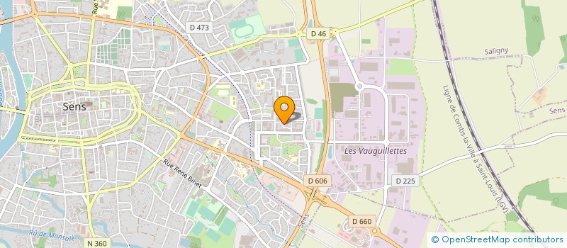 localisation de l'entreprise SCIFEL PFL à SENS