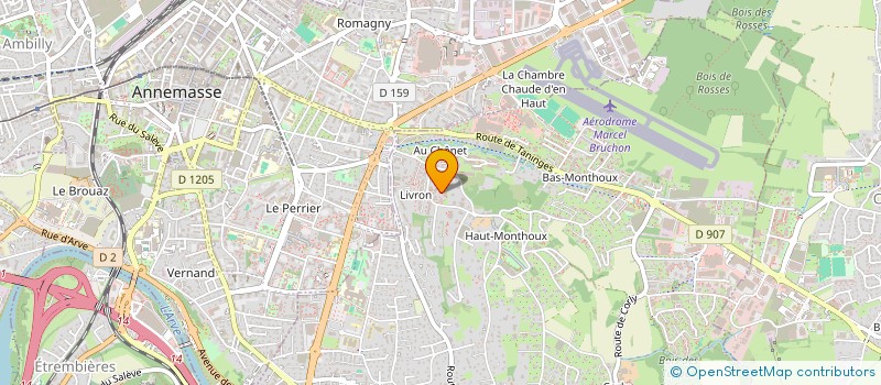 localisation de l'entreprise SCIFLAINVILLE  VETRAZ-MONTHOUX