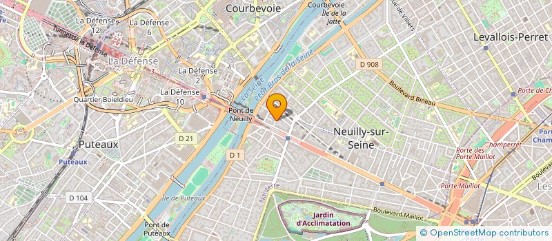 localisation de l'entreprise SCIFORMA HOLDCO à NEUILLY-SUR-SEINE