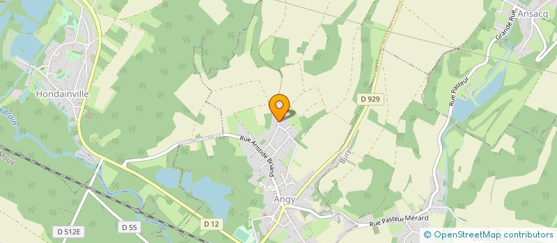 localisation de l'entreprise SCIGEN  ANGY