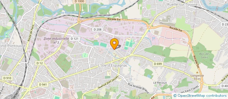 localisation de l'entreprise SCIGP BD NABU  L'ISLE-D'ESPAGNAC