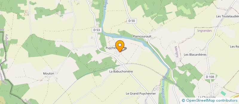 localisation de l'entreprise SCIGP BOUQUET à MERIGNY