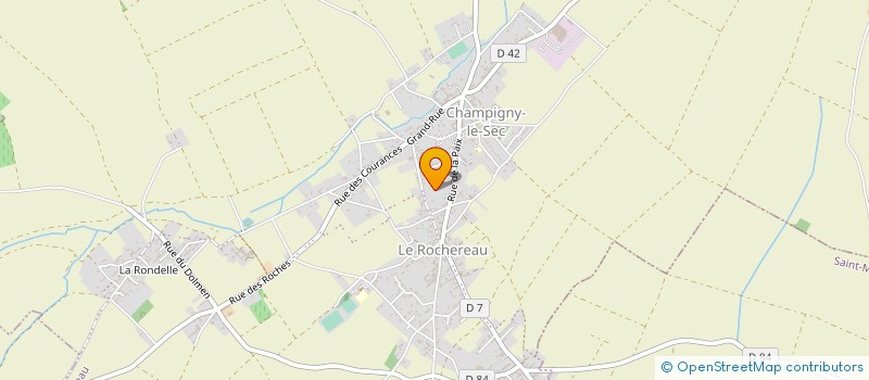 localisation de l'entreprise SCIGP CJH  CHAMPIGNY EN ROCHEREAU