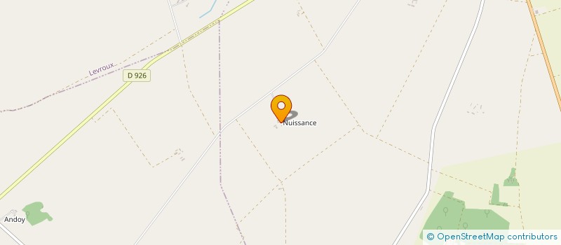 localisation de l'entreprise SCIGP DE NUISANCE à BOUGES-LE-CHATEAU