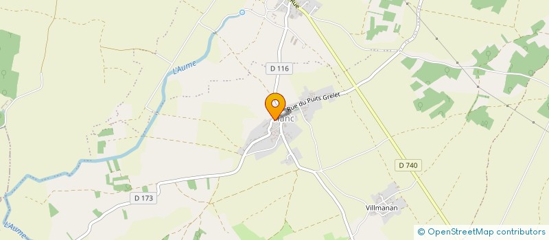 localisation de l'entreprise SCIGP GFD  VALDELAUME