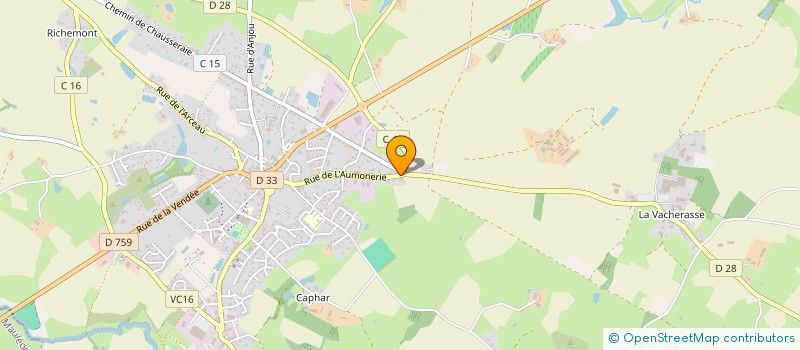 localisation de l'entreprise SCIGP KELAVI  NUEIL-LES-AUBIERS