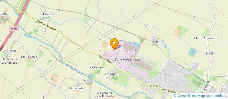 localisation de l'entreprise SCIGP L'EVEIL  PRAHECQ