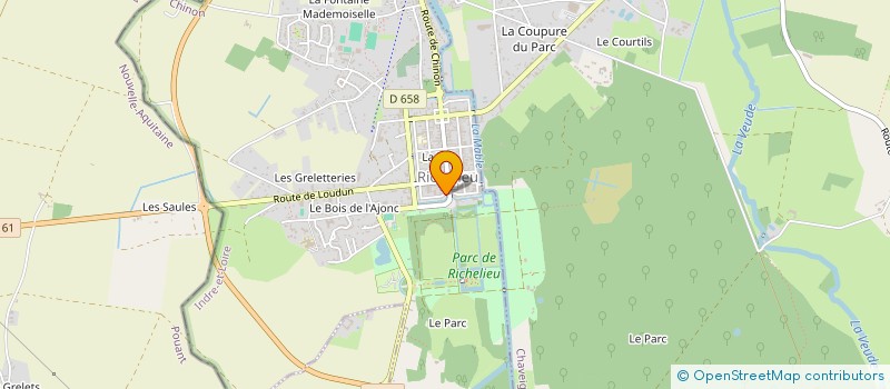 localisation de l'entreprise SCIGP LE ROSSIGNOU  RICHELIEU