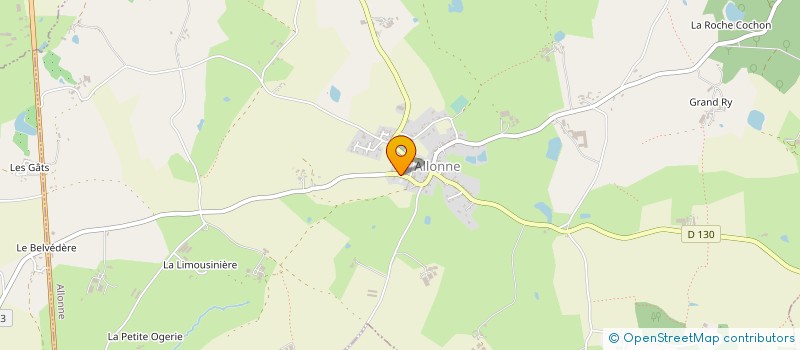 localisation de l'entreprise SCIGP LUMA GATINE  ALLONNE