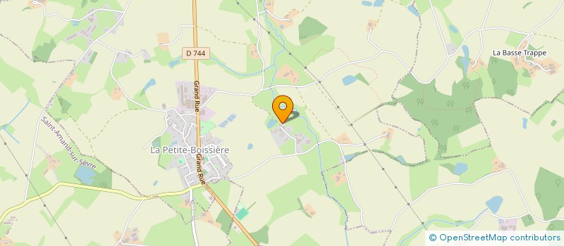 localisation de l'entreprise SCIGP M2V  LA PETITE-BOISSIERE