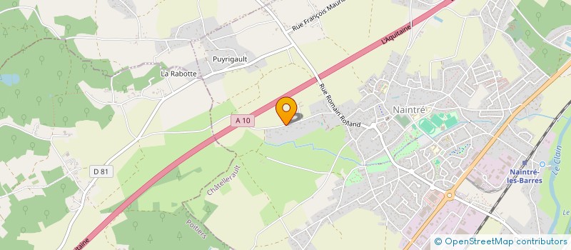 localisation de l'entreprise SCIGP MARINEA  NAINTRE