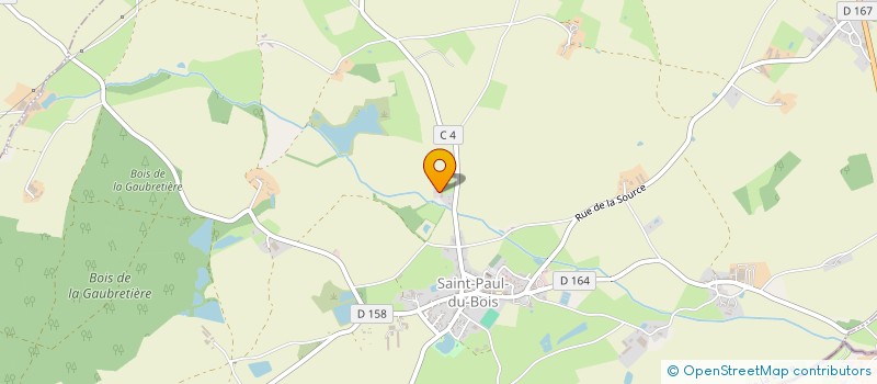 localisation de l'entreprise SCIGP MILA  SAINT-PAUL-DU-BOIS