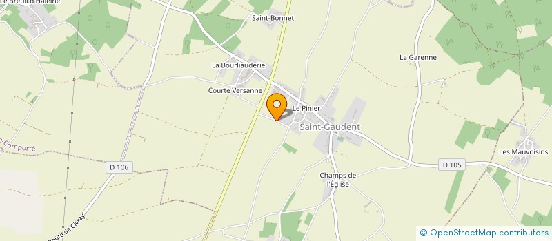 localisation de l'entreprise SCIGP PMBE  SAINT-GAUDENT