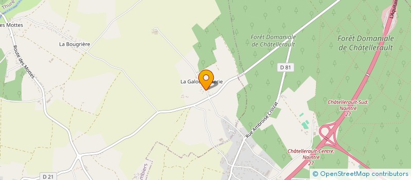 localisation de l'entreprise SCIGP TOGA  COLOMBIERS