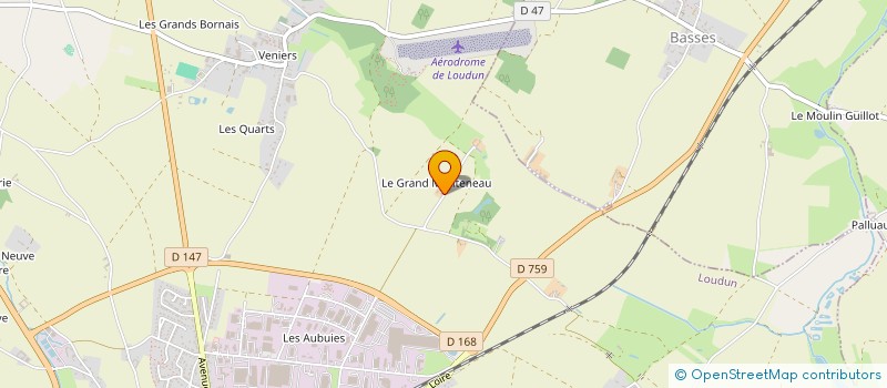 localisation de l'entreprise SCIGP VJM  LOUDUN