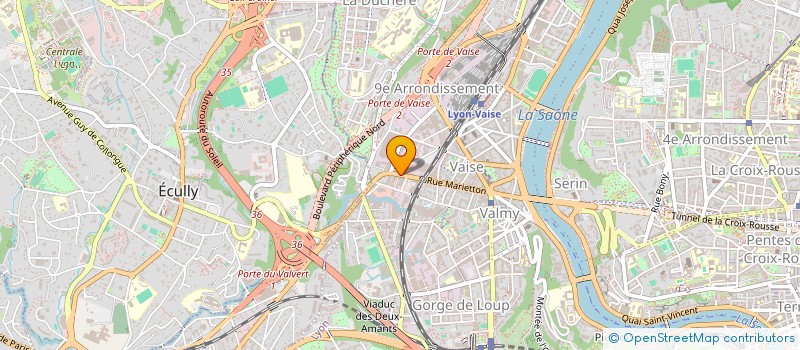 localisation de l'entreprise SCIIM SA à LYON