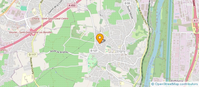 localisation de l'entreprise SCIL DOTHIEL  IRIGNY