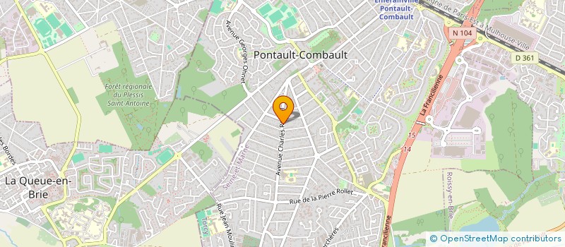 localisation de l'entreprise SCIL DS BLEUETS  PONTAULT-COMBAULT