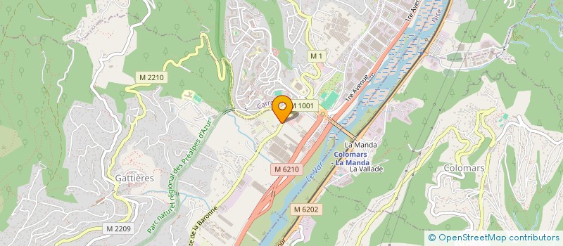 localisation de l'entreprise SCIL FAURE  GATTIERES