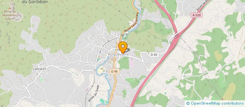 localisation de l'entreprise SCIL ROQ DE LA GARE  ROQUEVAIRE