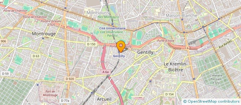 localisation de l'entreprise SCIL TANDEM DP-IN  GENTILLY