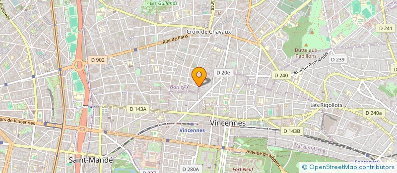 localisation de l'entreprise SCILEAMER  MONTREUIL