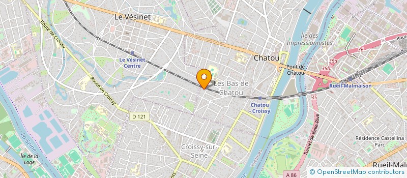 localisation de l'entreprise SCILL  CHATOU