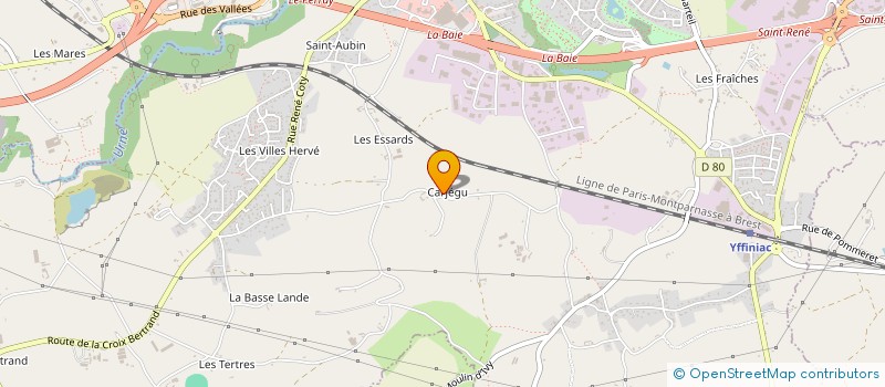 localisation de l'entreprise SCILLA à YFFINIAC
