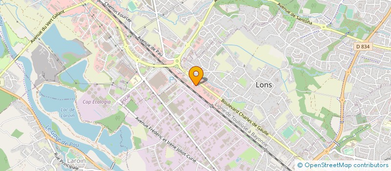 localisation de l'entreprise SCILOC SERVICES à LONS