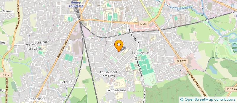 localisation de l'entreprise SCILOLAC à BOURG-EN-BRESSE