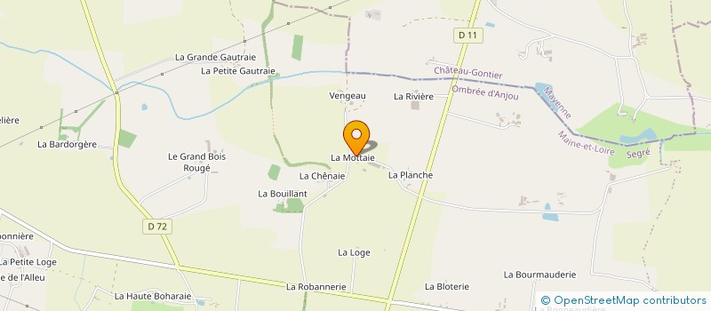 localisation de l'entreprise SCILT  CARBAY