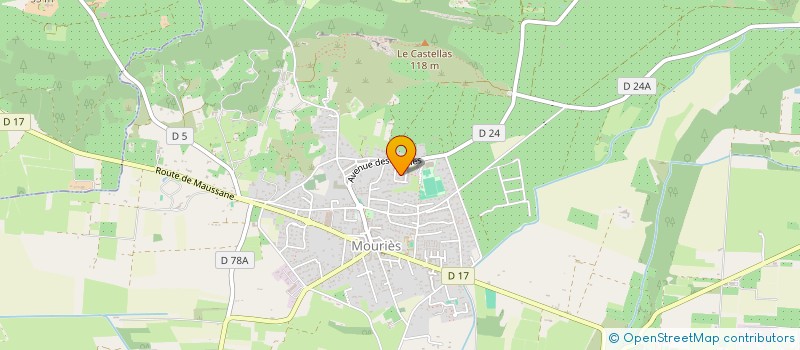 localisation de l'entreprise SCIM DES TOUCHES  MOURIES