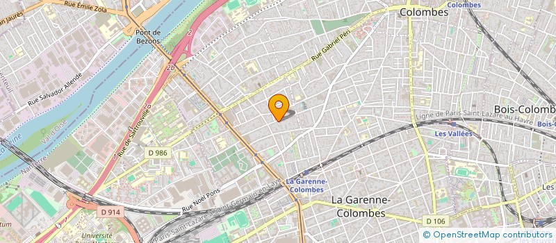 localisation de l'entreprise SCIMAM'S à COLOMBES