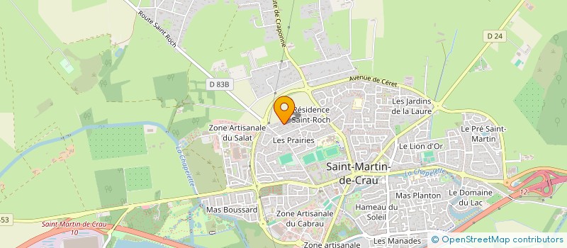 localisation de l'entreprise SCIMELEC à SAINT-MARTIN-DE-CRAU