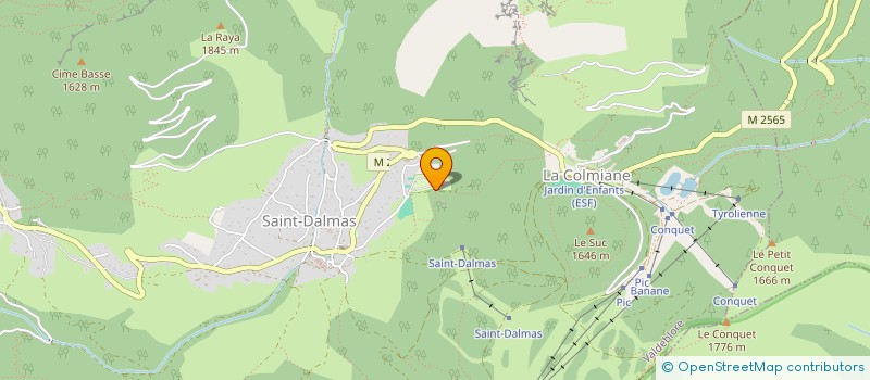localisation de l'entreprise SCIMER à VALDEBLORE