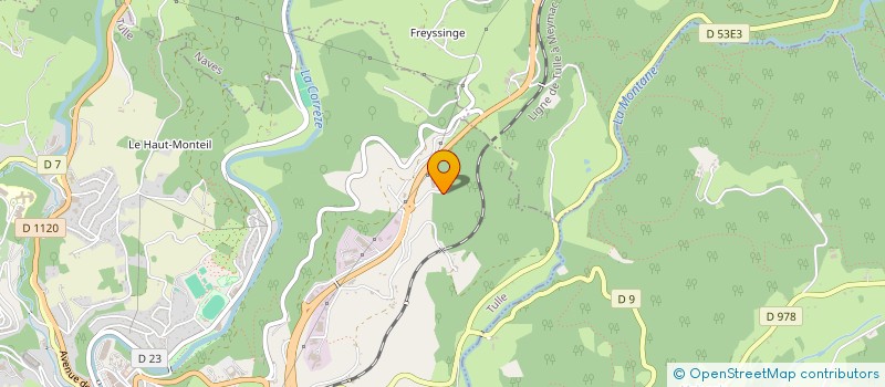 localisation de l'entreprise SCIMEX  TULLE