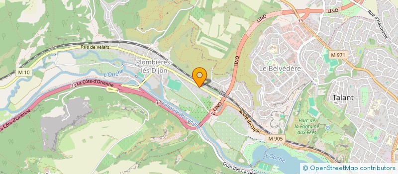 localisation de l'entreprise SCIMMO  PLOMBIERES-LES-DIJON